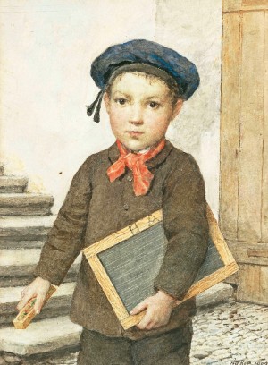 A little boy and his board